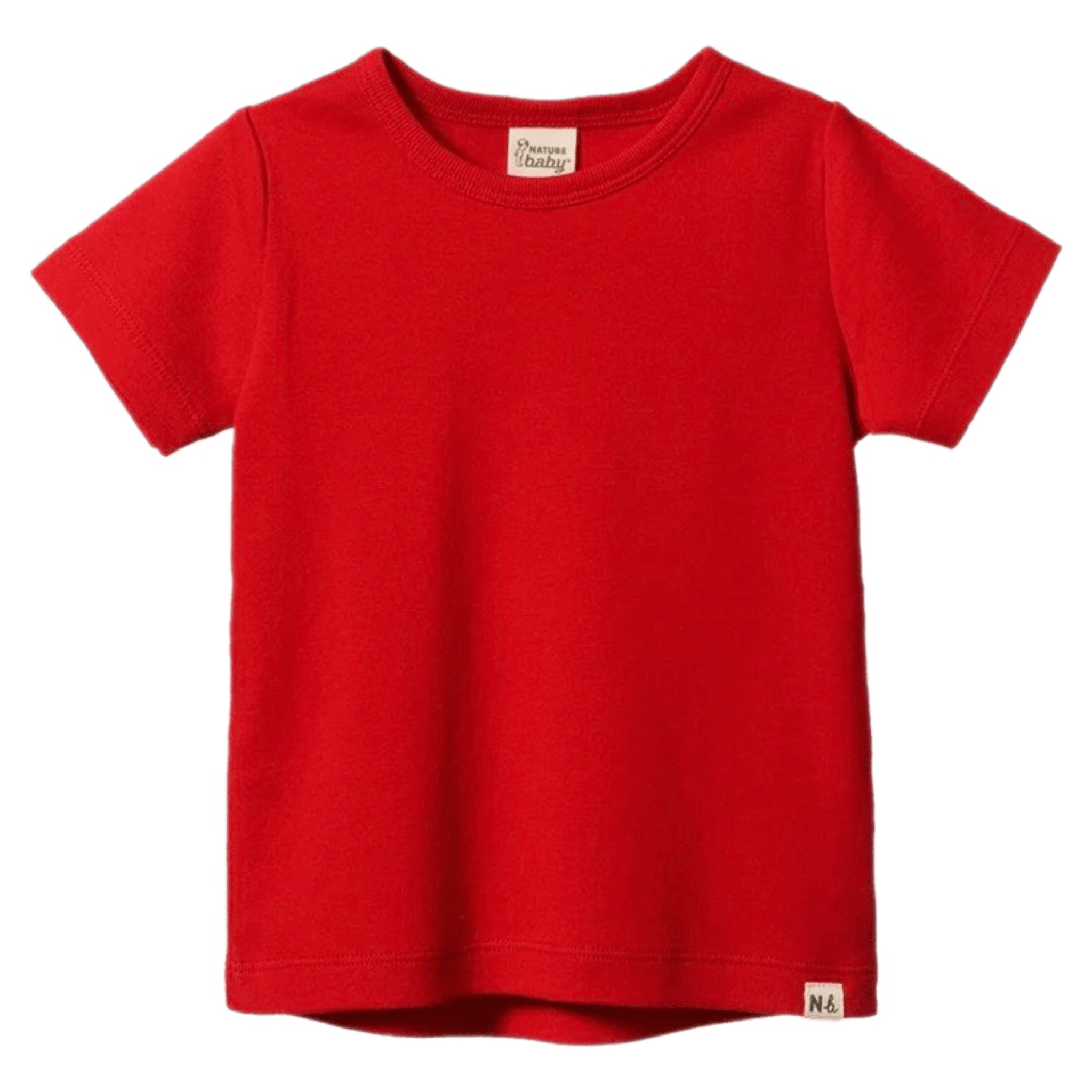 Nature Baby 6-12 Months to 5 Years 6-12M River Tee - Red