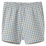 Nature Baby 6-12 Months to 5 Years 6-12M Selby Shorts - Blue Gingham