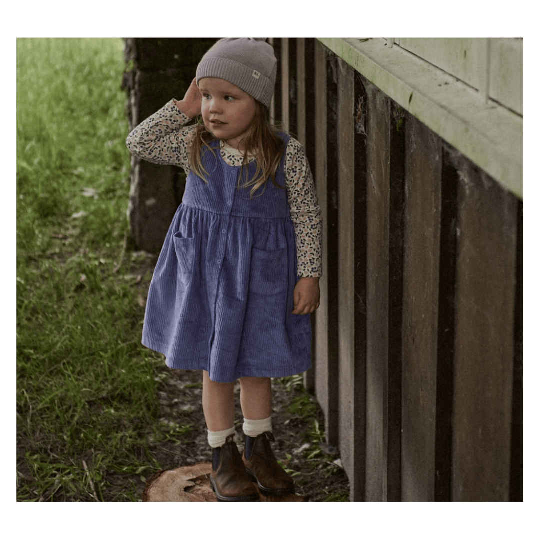 Nature Baby 6-12 Months to 5 Years Amelia Pinafore - Heron