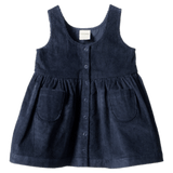 Nature Baby 6-12 Months to 5 Years Amelia Pinafore - Navy