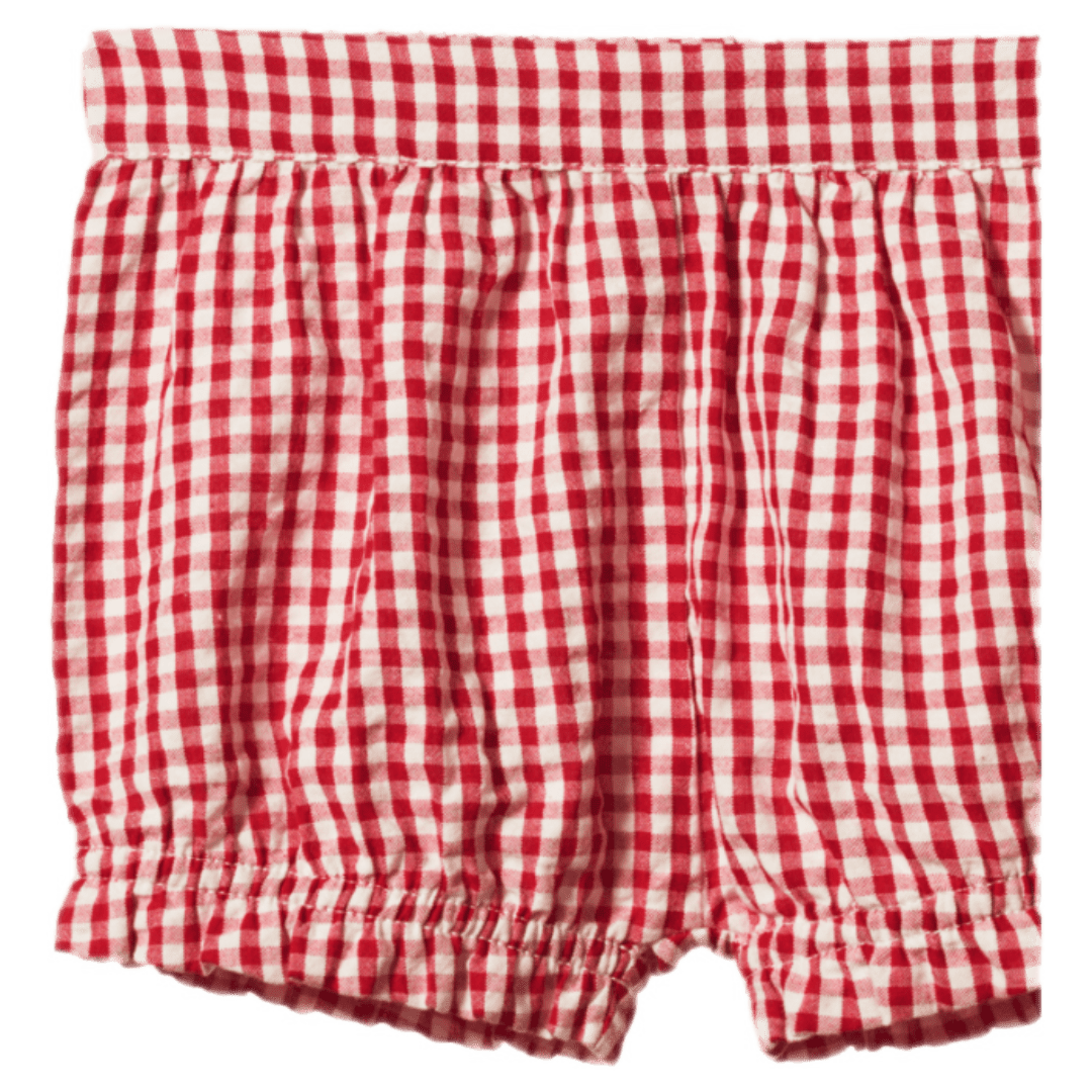 Nature Baby 6-12 Months to 5 Years Betty Shorts - Red Check