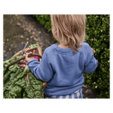 Nature Baby 6-12 Months to 5 Years Billy Jumper - Dusky Blue Cable