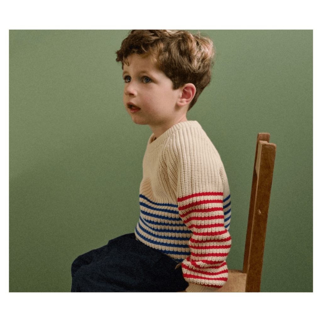 Nature Baby 6-12 Months to 5 Years Billy Jumper - Mariner/Red Sailor Stripe