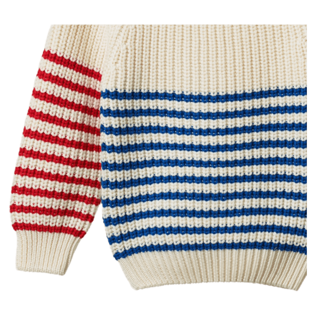 Nature Baby 6-12 Months to 5 Years Billy Jumper - Mariner/Red Sailor Stripe