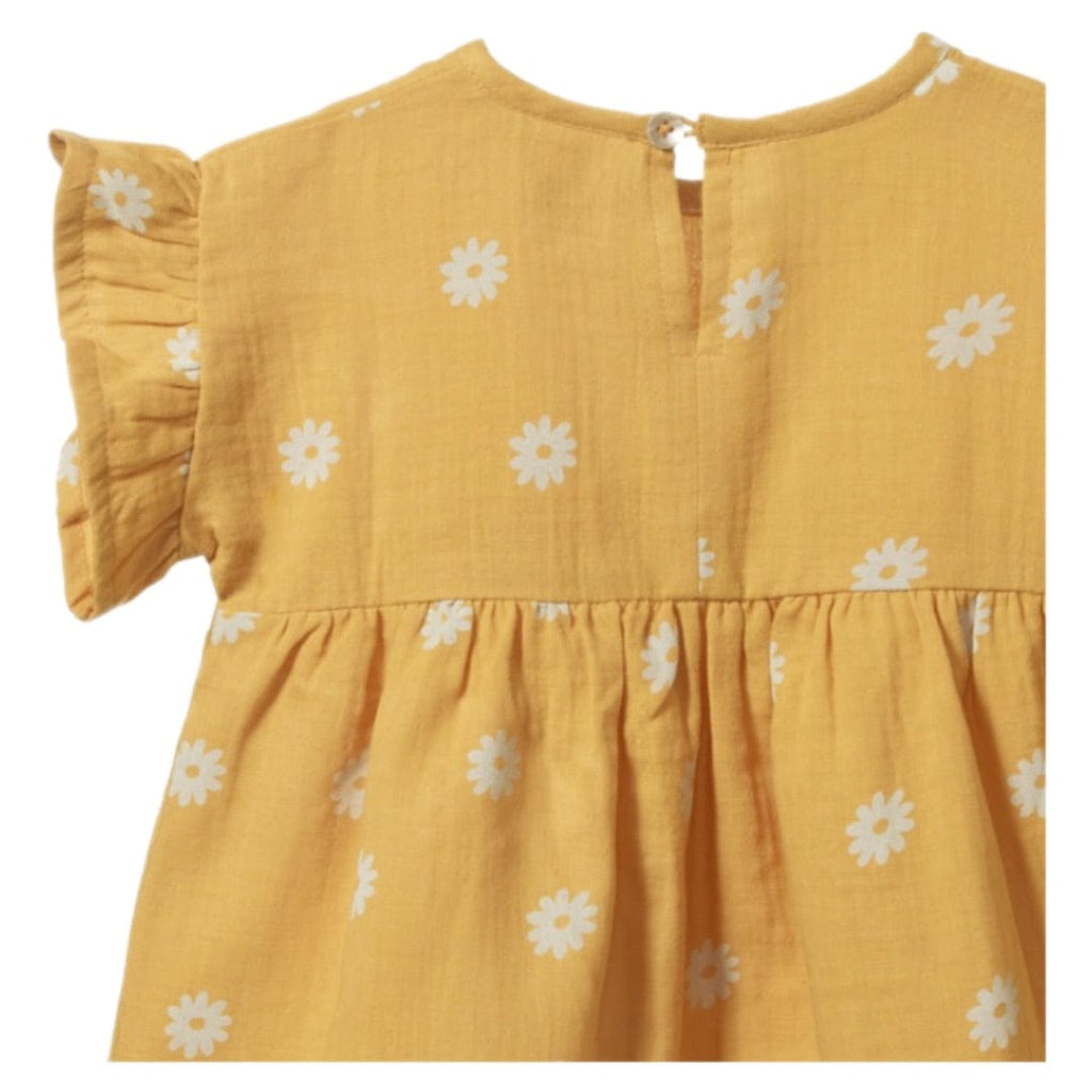 Nature Baby 6-12 Months to 5 Years Clara Dress - Chamomile Sunshine