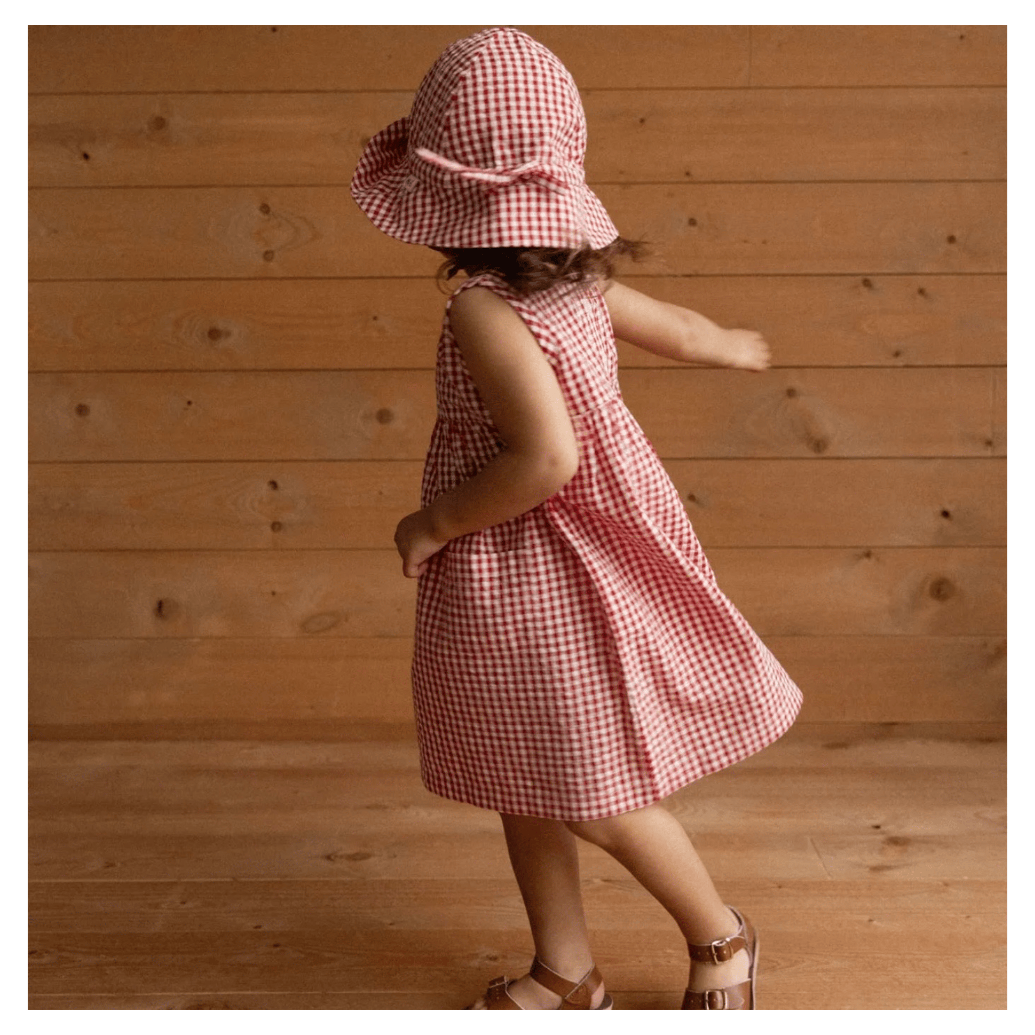 Nature Baby 6-12 Months to 5 Years Dorothy Dress - Red Gingham