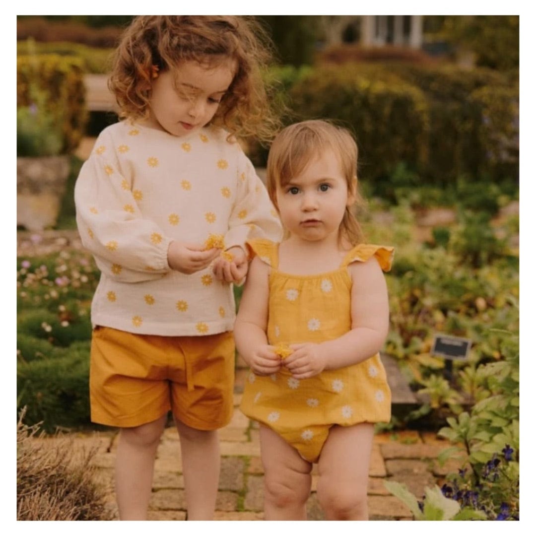 Nature Baby 6-12 Months to 5 Years Elodie Blouse - Chamomile Natural