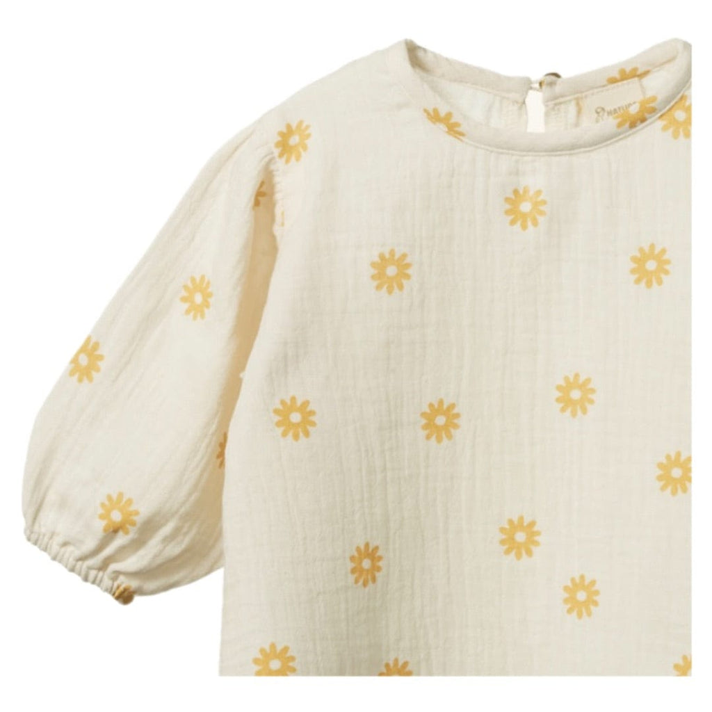 Nature Baby 6-12 Months to 5 Years Elodie Blouse - Chamomile Natural