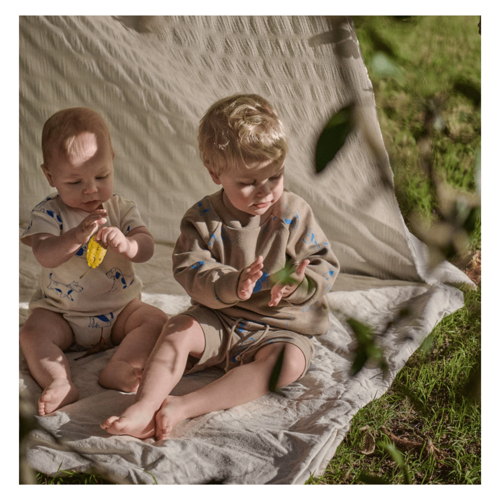 Nature Baby 6-12 Months to 5 Years Emerson Sweater - Dog Walk