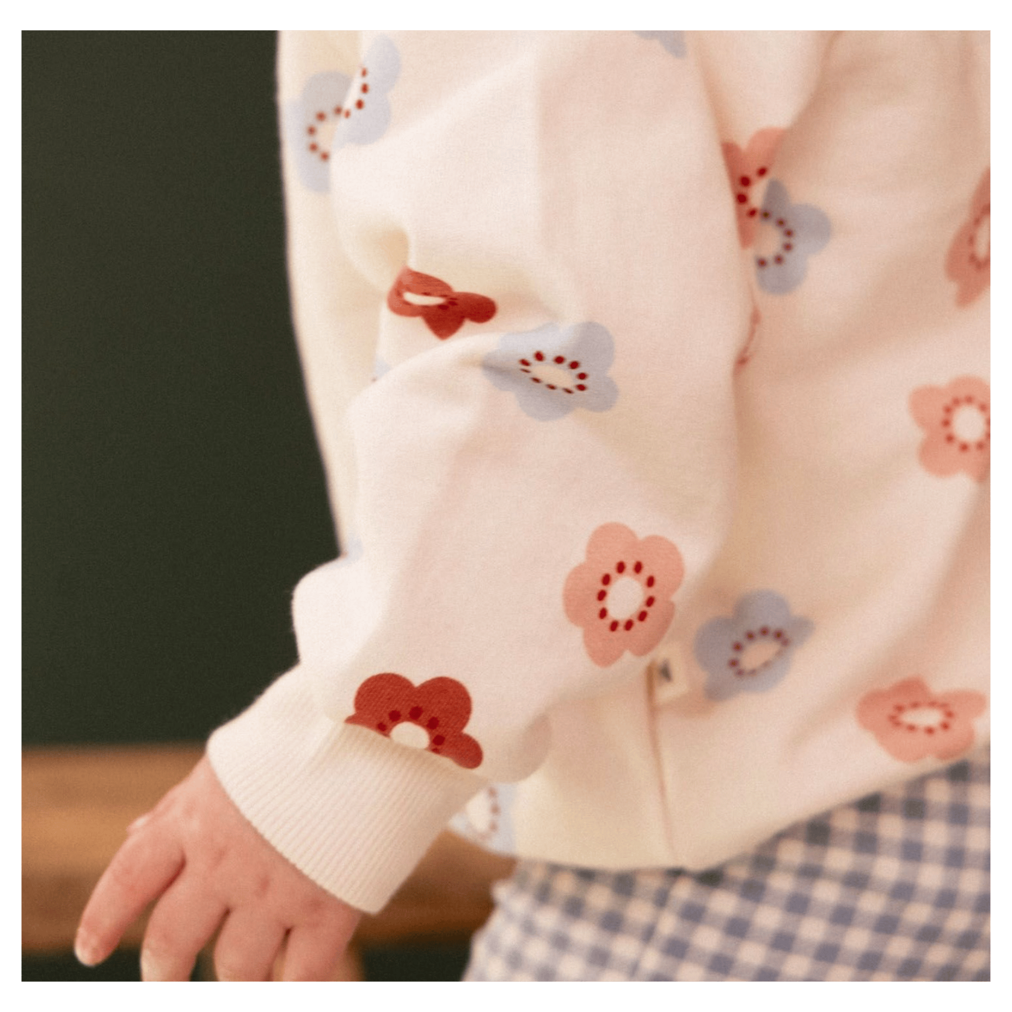 Nature Baby 6-12 Months to 5 Years Emerson Sweater - Flora Stamp