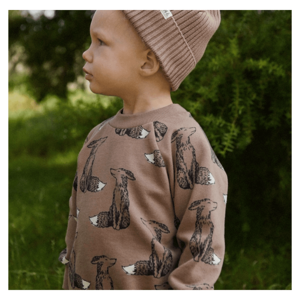 Nature Baby 6-12 Months to 5 Years Emerson Sweater - Foxy Cub