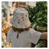 Nature Baby 6-12 Months to 5 Years Faye Tee - Natural with Blue