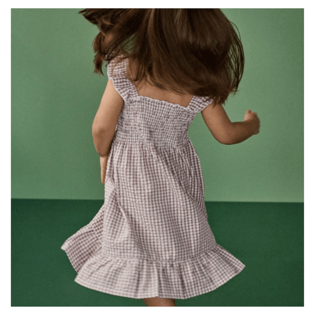 Nature Baby 6-12 Months to 5 Years Gala Dress - Twilight Check