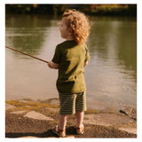 Nature Baby 6-12 Months to 5 Years Jimmy Shorts - Jungle Sailor Stripe