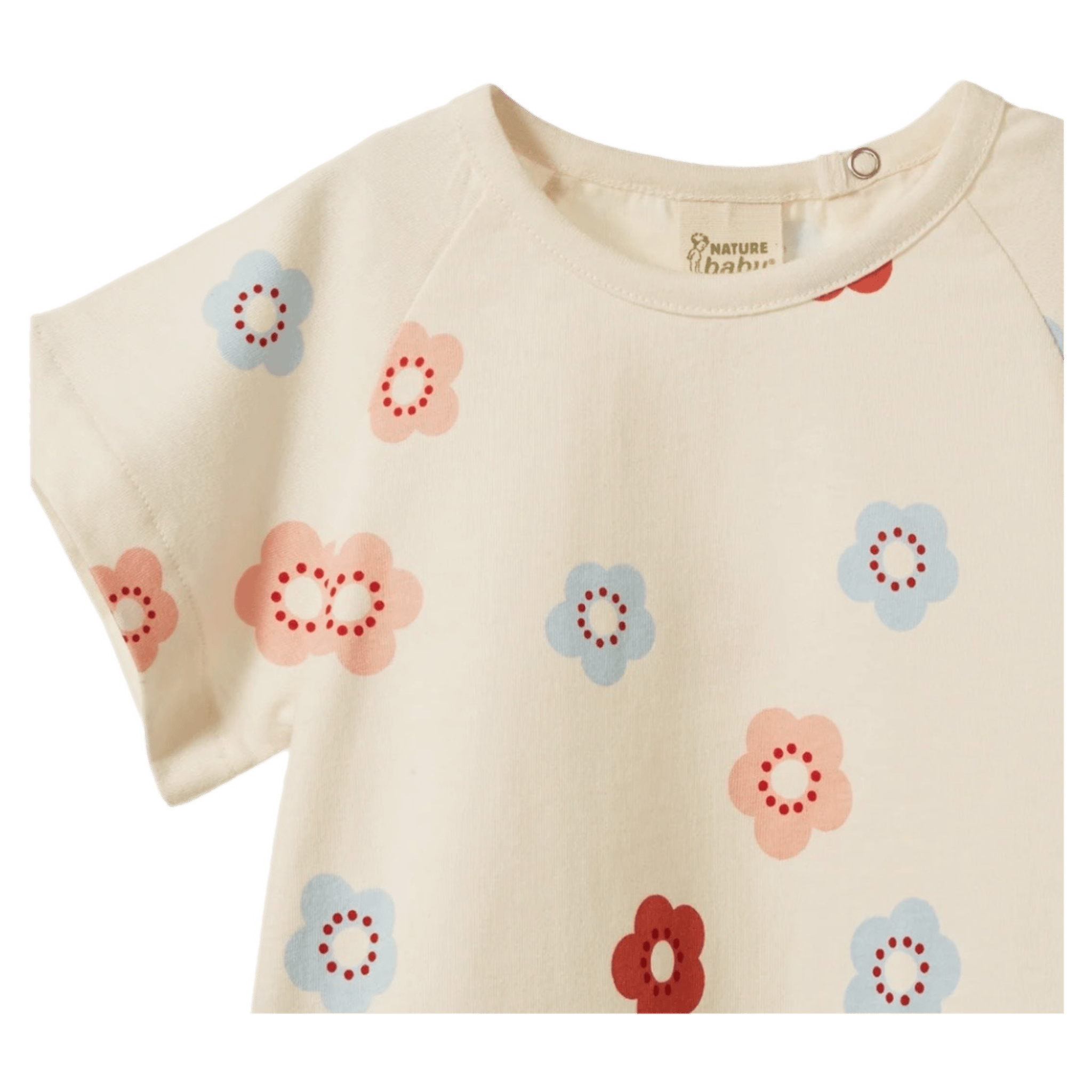 Nature Baby 6-12 Months to 5 Years Juniper Tee - Flora Stamp