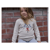 Nature Baby 6-12 Months to 5 Years Long Sleeve Cloud Tee - Bluebelle Natural