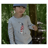 Nature Baby 6-12 Months to 5 Years Long Sleeve River Tee - Best Friend Stripe