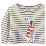 Nature Baby 6-12 Months to 5 Years Long Sleeve River Tee - Best Friend Stripe