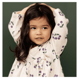 Nature Baby 6-12 Months to 5 Years Mabel Dress - Winter Berry Natural