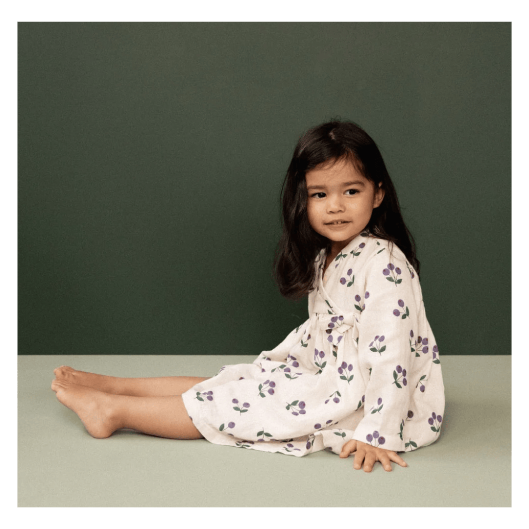 Nature Baby 6-12 Months to 5 Years Mabel Dress - Winter Berry Natural