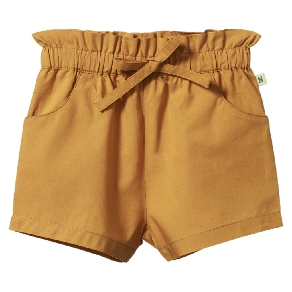 Nature Baby 6-12 Months to 5 Years Orchard Shorts - Straw