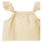 Nature Baby 6-12 Months to 5 Years Petal Top - Golden Stripe