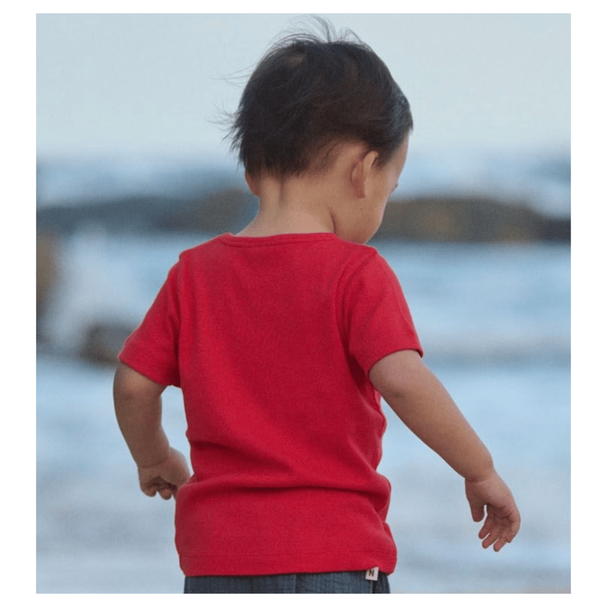 Nature Baby 6-12 Months to 5 Years River Tee - Red