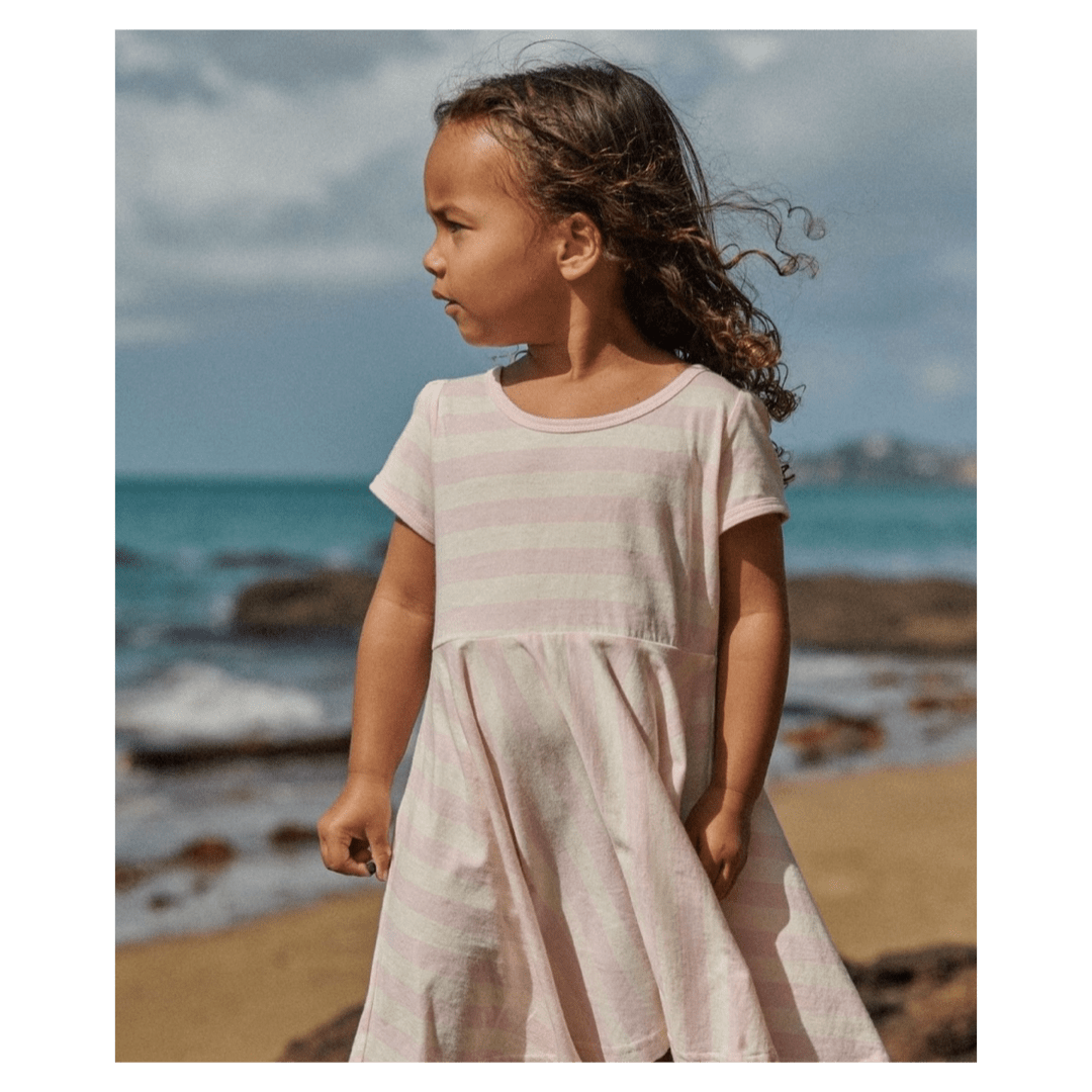 Nature Baby 6-12 Months to 5 Years Seaside Dress - Cotton Candy Stripe
