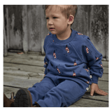 Nature Baby 6-12 Months to 5 Years Sunday Track Pants - Vintage Indigo