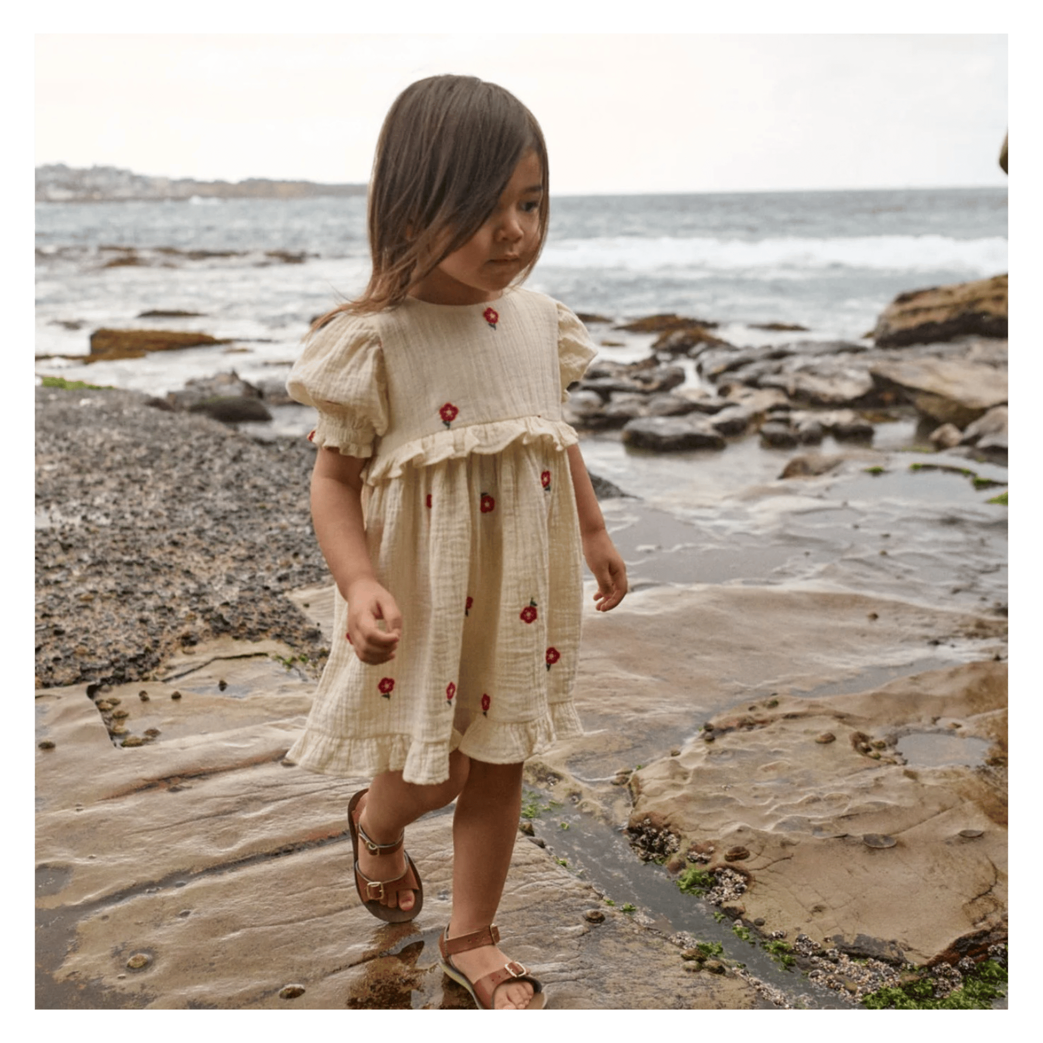 Nature Baby 6-12 Months to 5 Years Valentina Dress - Red Flora