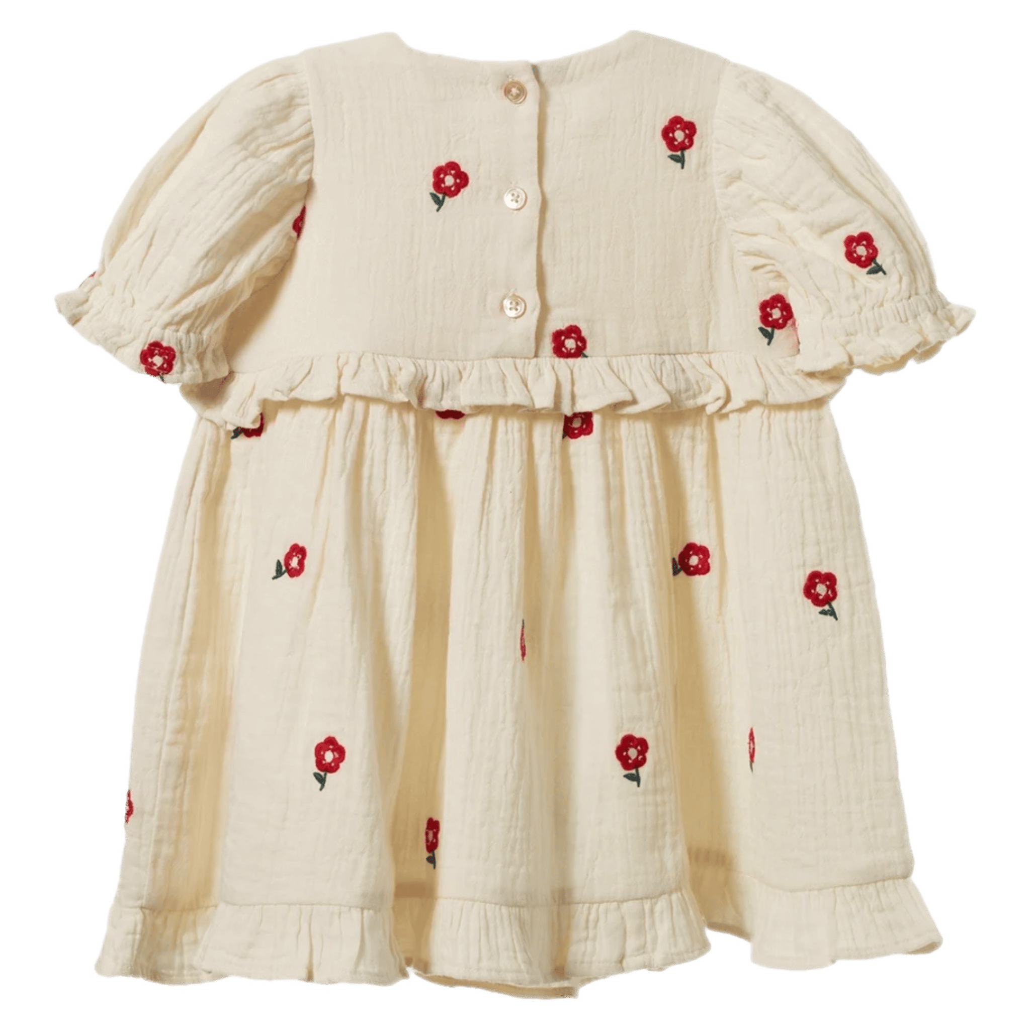 Nature Baby 6-12 Months to 5 Years Valentina Dress - Red Flora