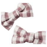 Nature Baby General Bow Hair Clips - Twilight Check