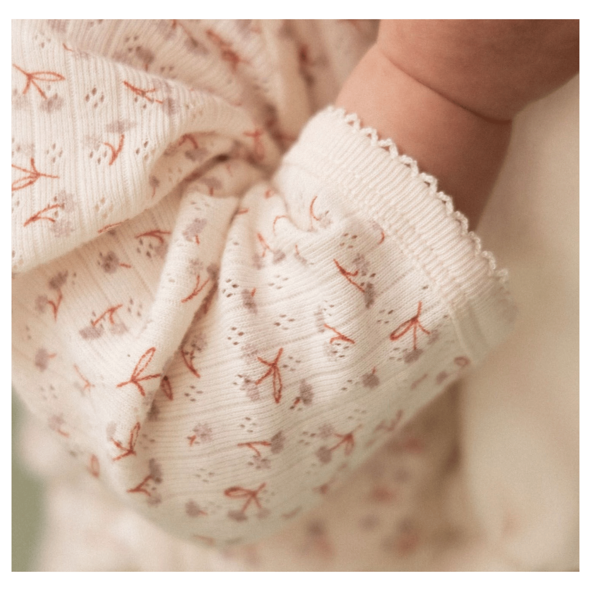 Nature Baby Newborn to 1 Year Long Sleeve Bodysuit Pointelle - Dandelion