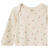 Nature Baby Newborn to 1 Year Long Sleeve Bodysuit Pointelle - Posey Blossom