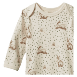 Nature Baby Newborn to 1 Year Long Sleeve Bodysuit - Rabbitty
