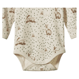 Nature Baby Newborn to 1 Year Long Sleeve Bodysuit - Rabbitty