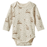Nature Baby Newborn to 1 Year NB Long Sleeve Bodysuit - Rabbitty