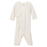 Nature Baby Newborn to 3-6 Months NB Stretch & Grow Kimono Pointelle - Natural