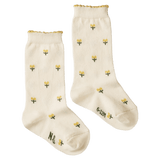 Nature Baby Newborn to 5-6 Years Cotton Socks - Tulips