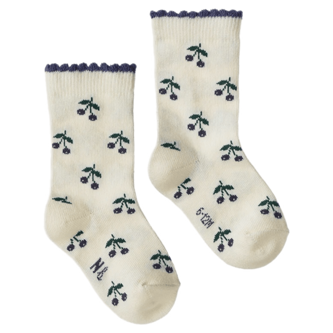Nature Baby Newborn to 5-6 Years NB Cotton Socks - Winter Berries