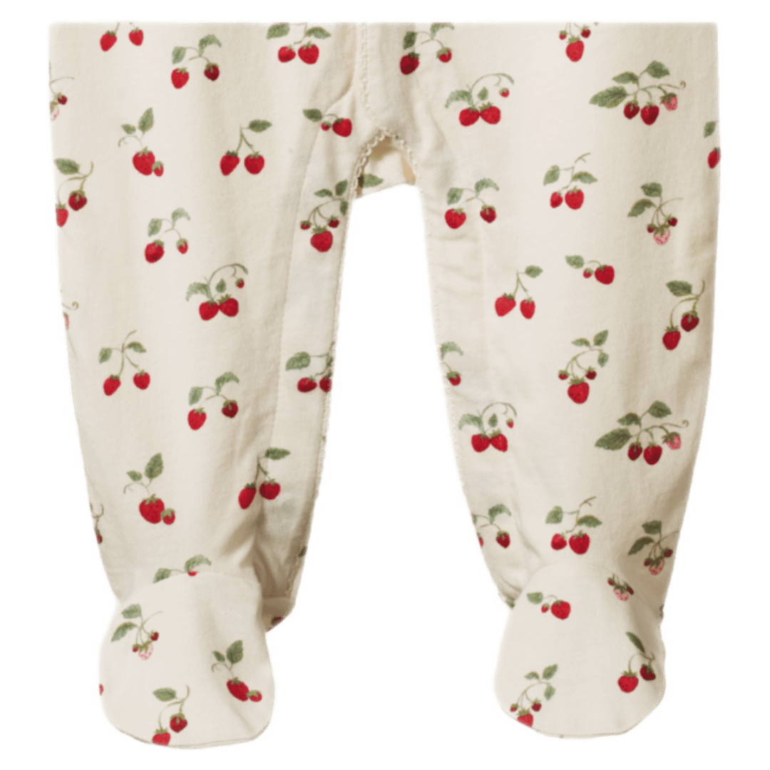 Nature Baby Newborn to 6-12 Months Lucy Suit - Strawberry Blush