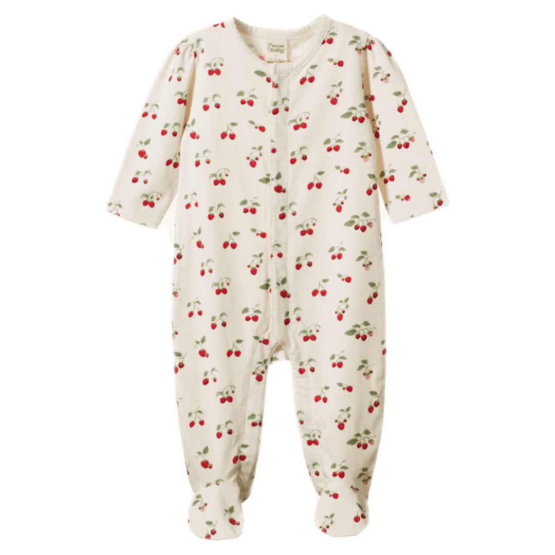 Nature Baby Newborn to 6-12 Months NB Lucy Suit - Strawberry Blush