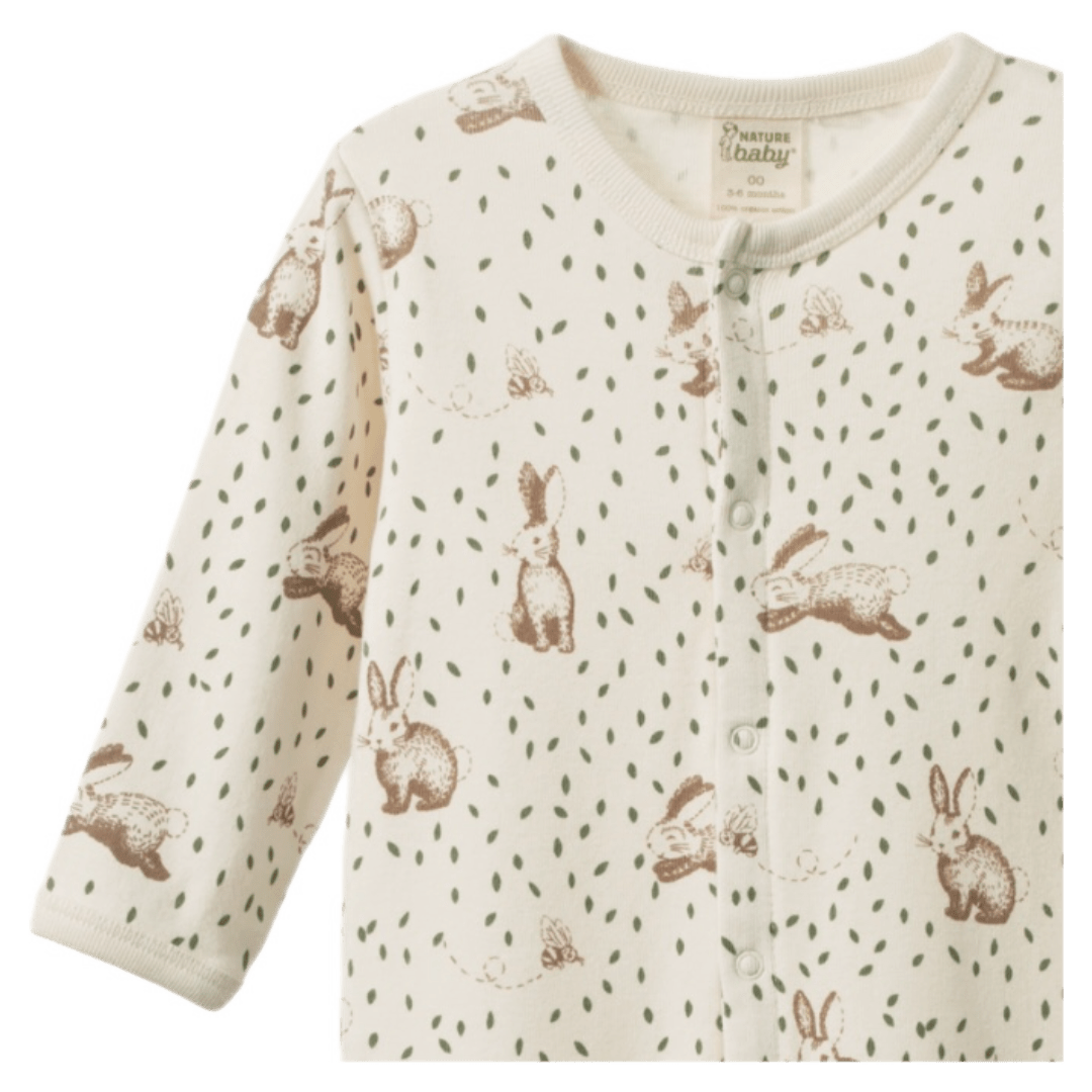 Nature Baby Newborn to 6-12 Months Stretch & Grow - Rabbitty