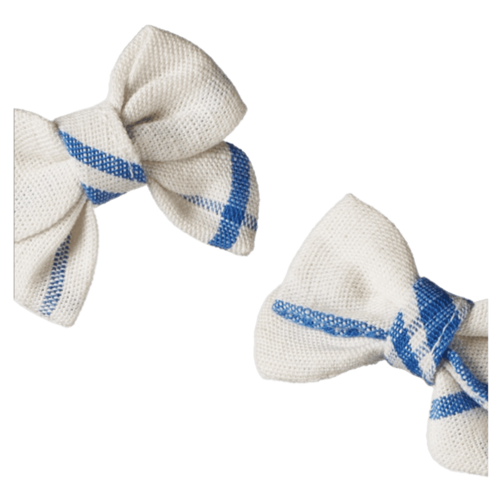 Nature Baby One Size Bow Hair Clips - Clyde Check