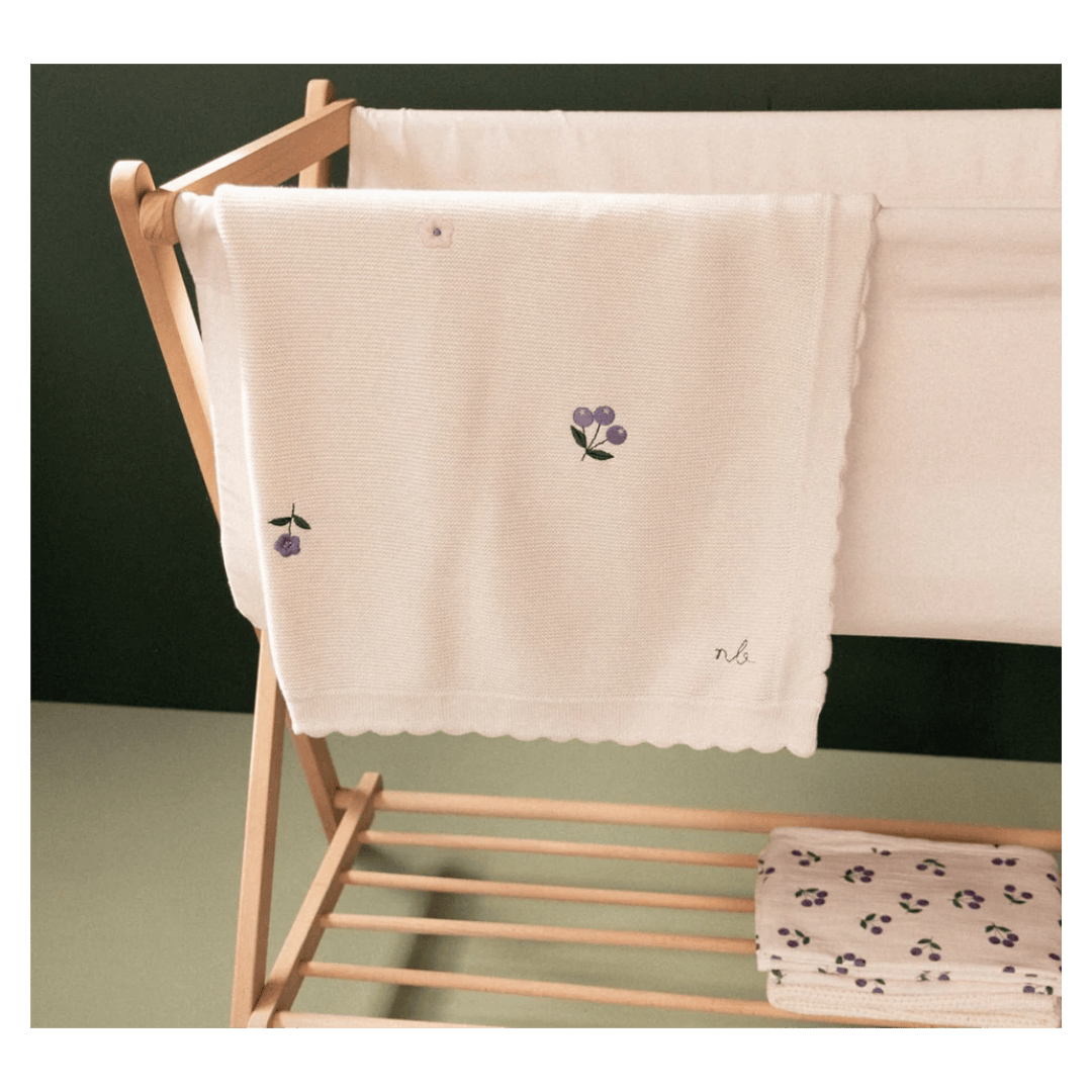 Nature Baby One Size Fern Blanket - Berry Garden