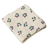 Nature Baby One Size Muslin Wrap - Winter Berry Natural