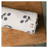 Nature Baby One Size Muslin Wrap - Winter Berry Natural