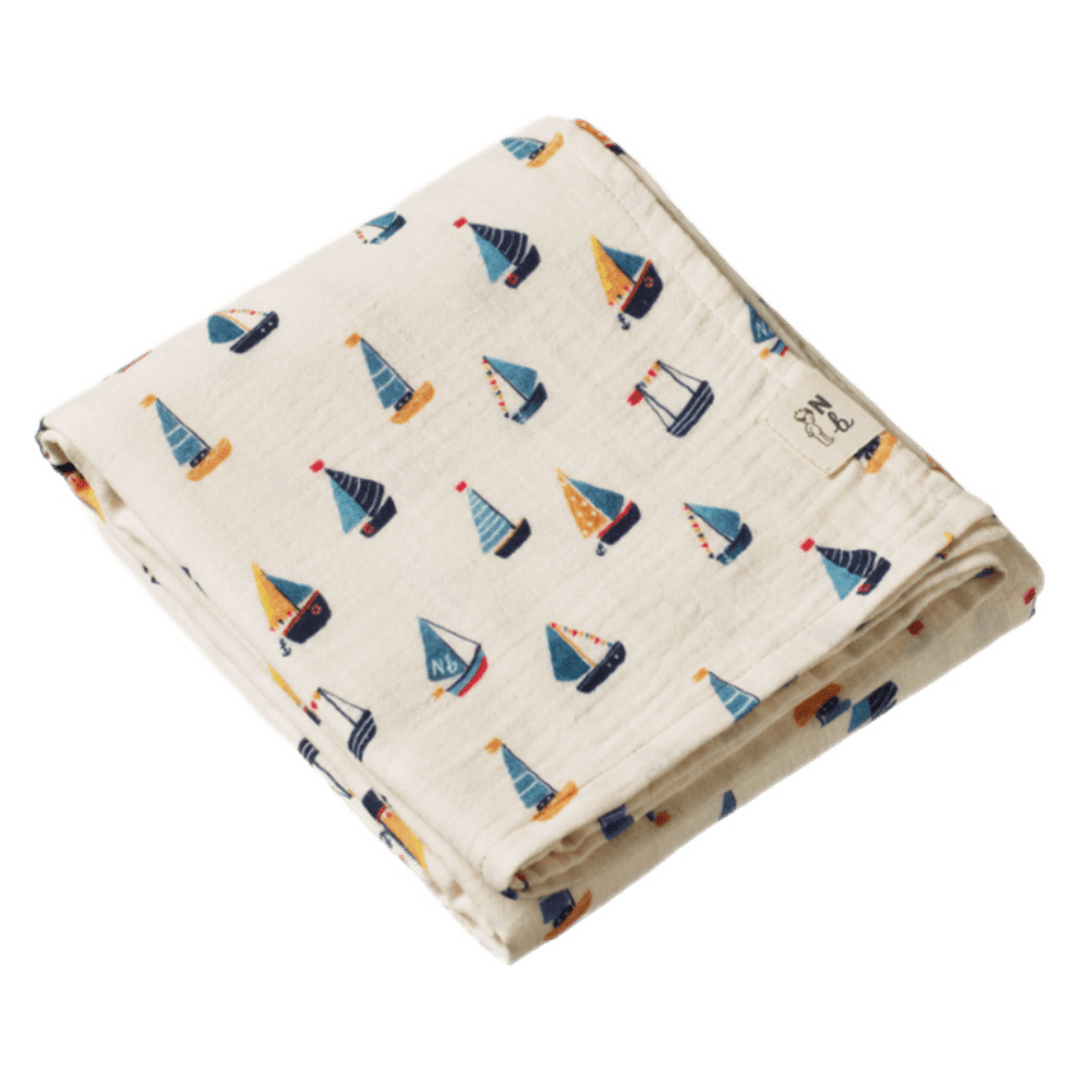 Nature Baby One Size Wrap, Muslin - Regatta