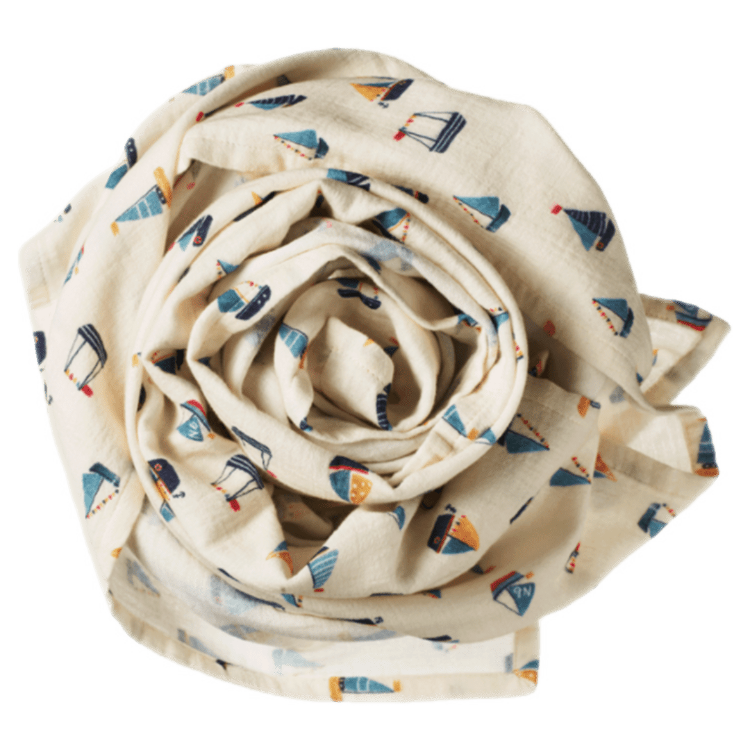 Nature Baby One Size Wrap, Muslin - Regatta