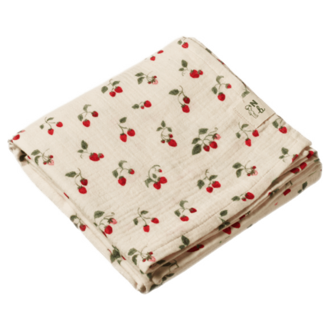Nature Baby One Size Wrap, Muslin - Strawberry Blush